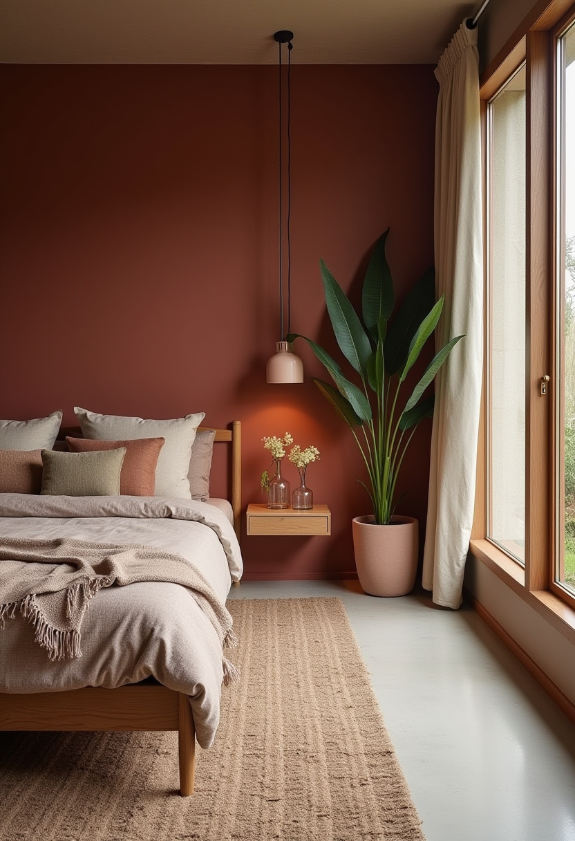 Dark Red Bedroom Ideas 28