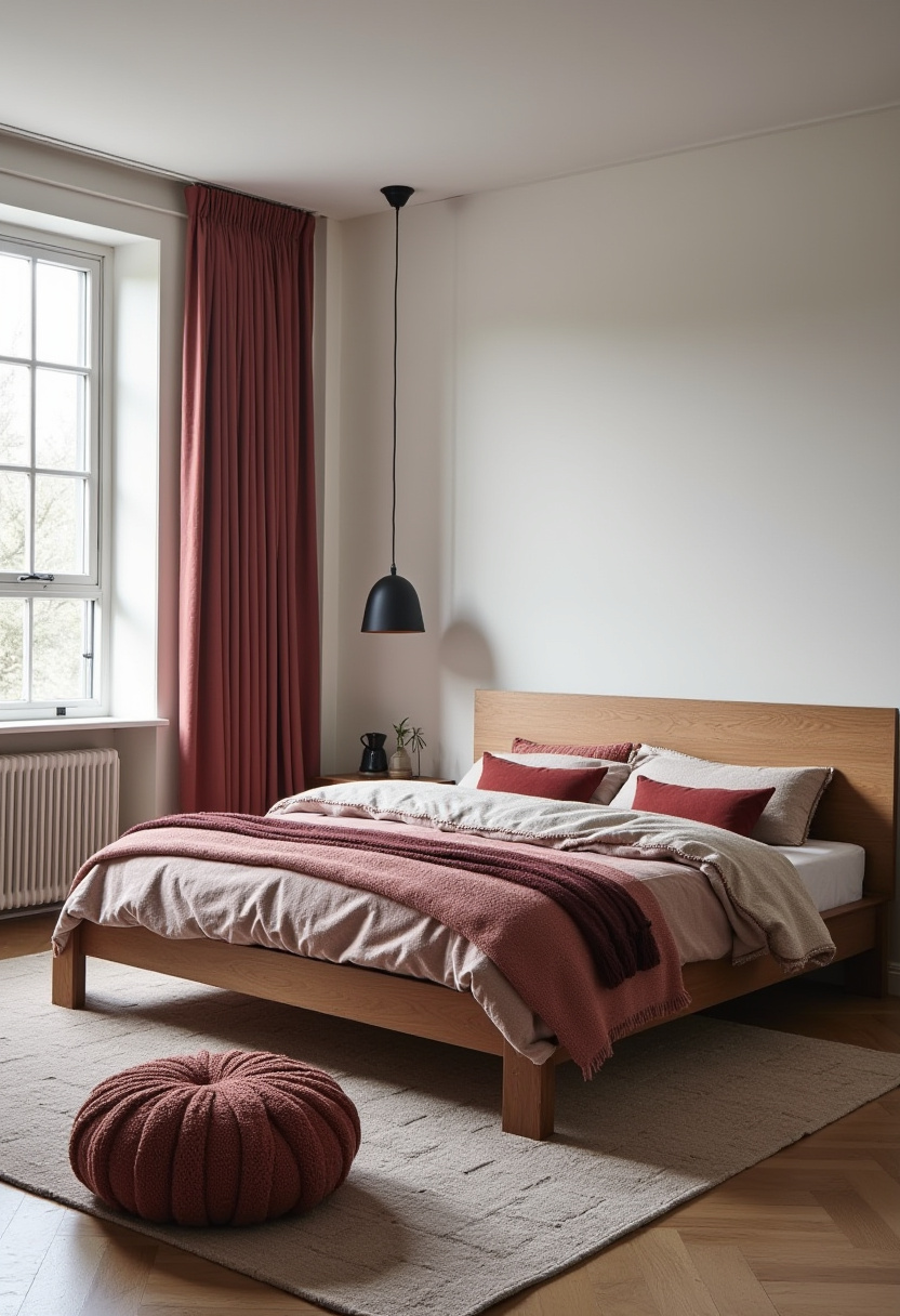 Dark Red Bedroom Ideas 8