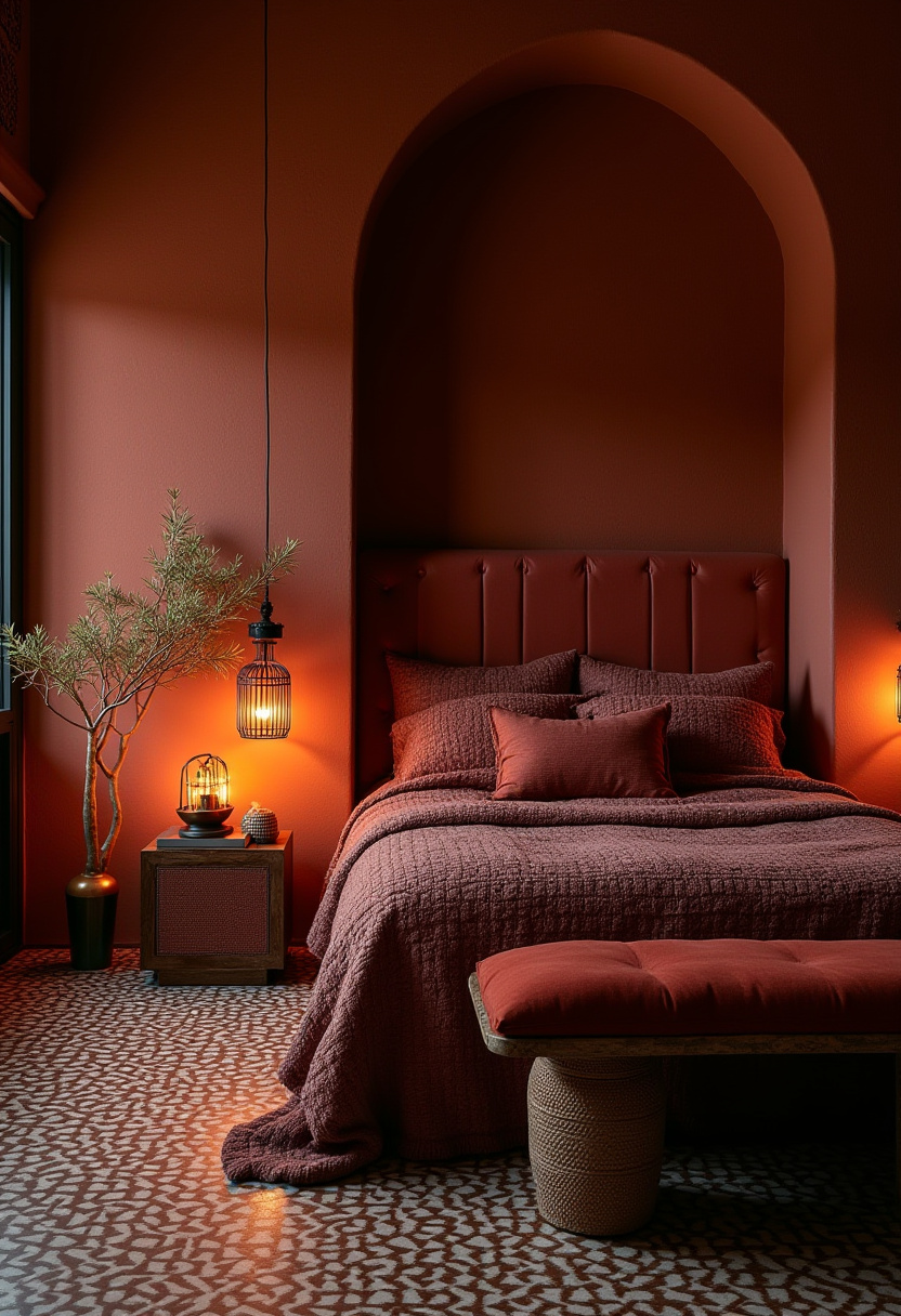 Dark Romantic Bedroom 12