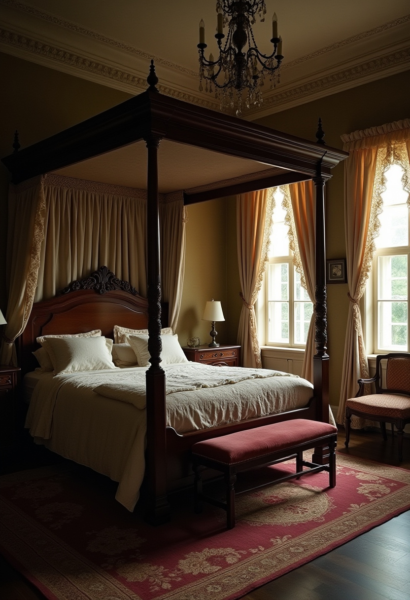 Dark Romantic Bedroom 16