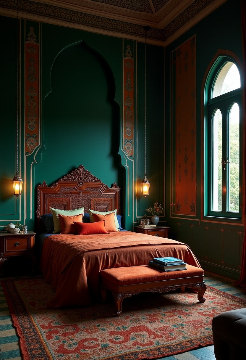 Dark Vintage Bedroom 16