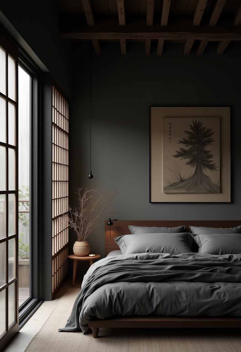 Dark Vintage Bedroom 17