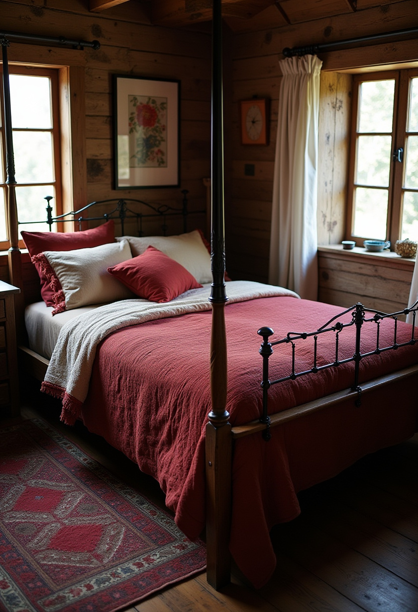 Dark Vintage Bedroom 21