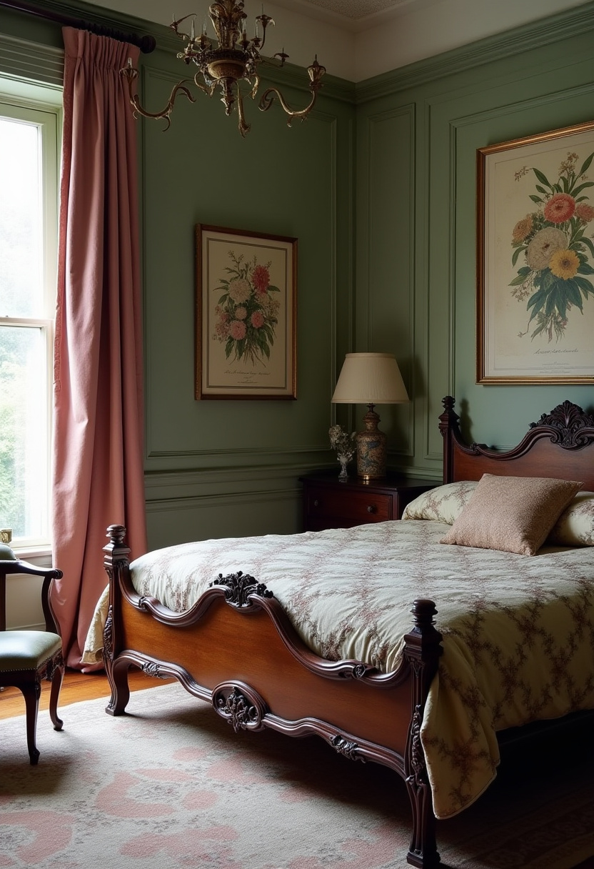 Dark Vintage Bedroom 23