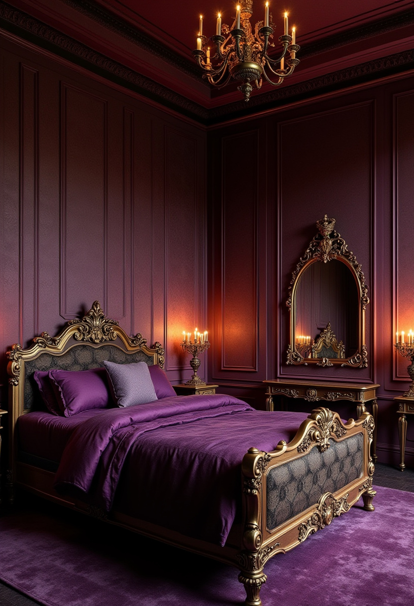 Dark Vintage Bedroom 24