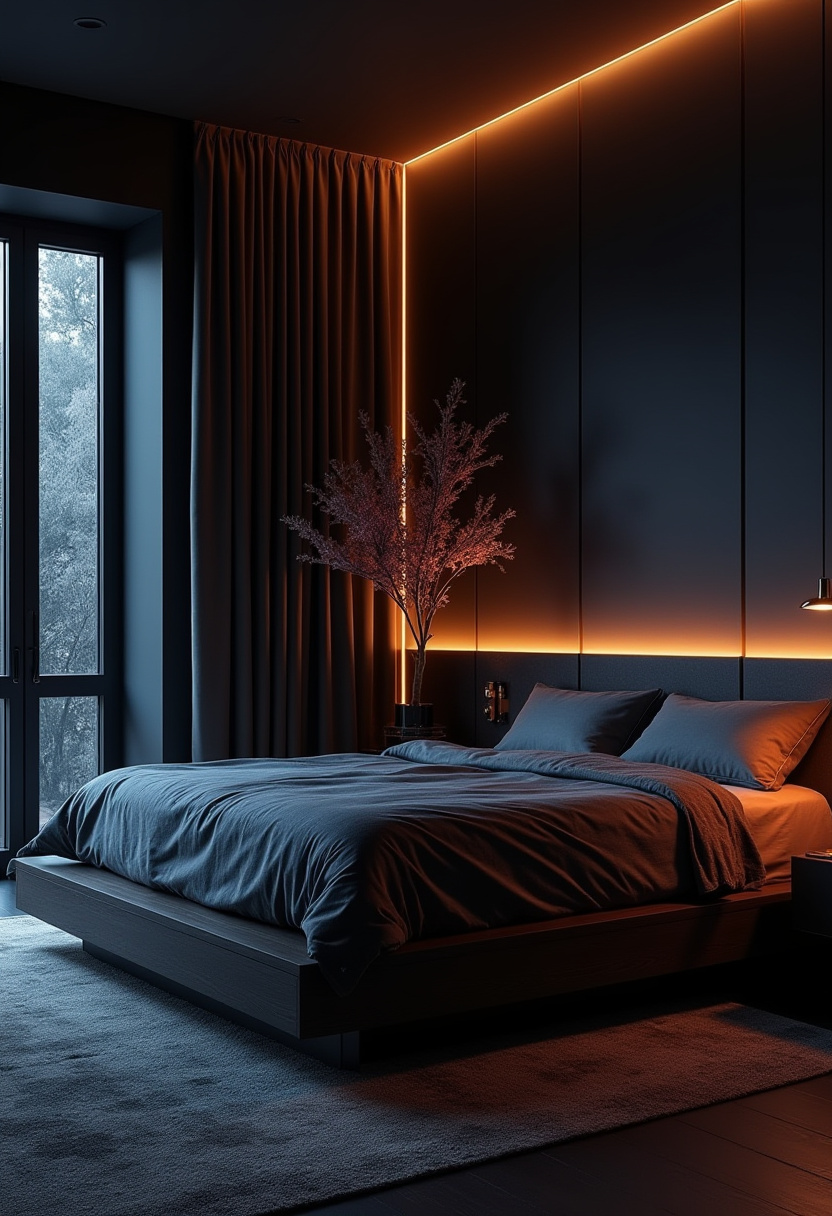 Dark Vintage Bedroom 25