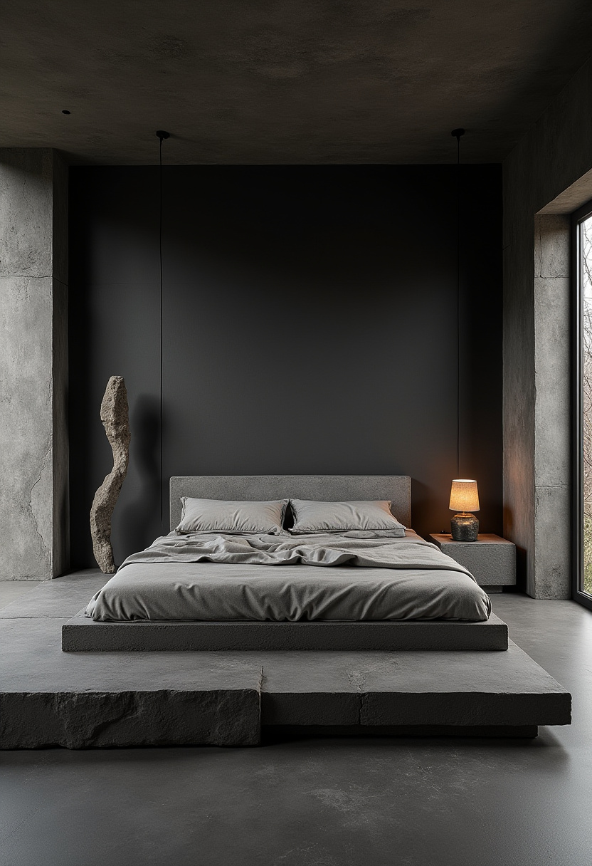 Dark Vintage Bedroom 28