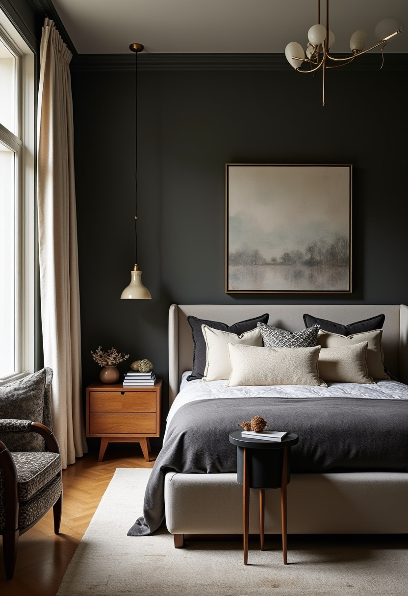 Dark Vintage Bedroom 30
