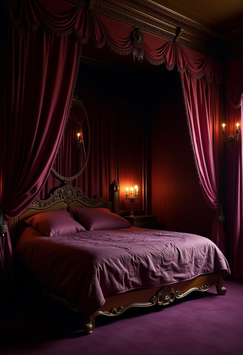 Dark Vintage Bedroom 5