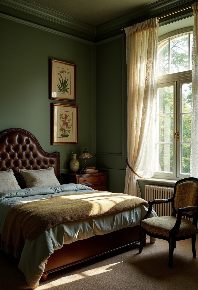 Dark Vintage Bedroom 6