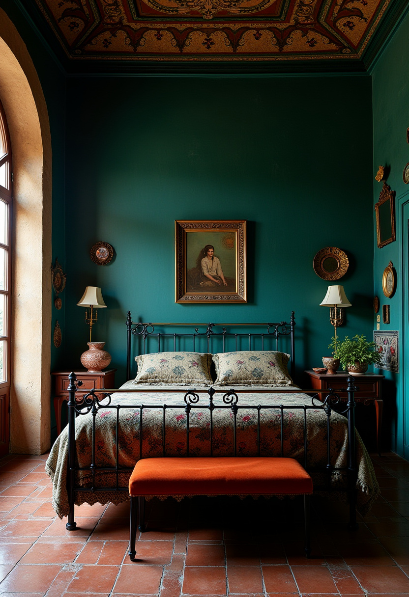 Dark Whimsical Bedroom 12