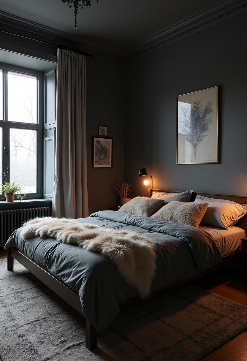 Dark Whimsical Bedroom 15