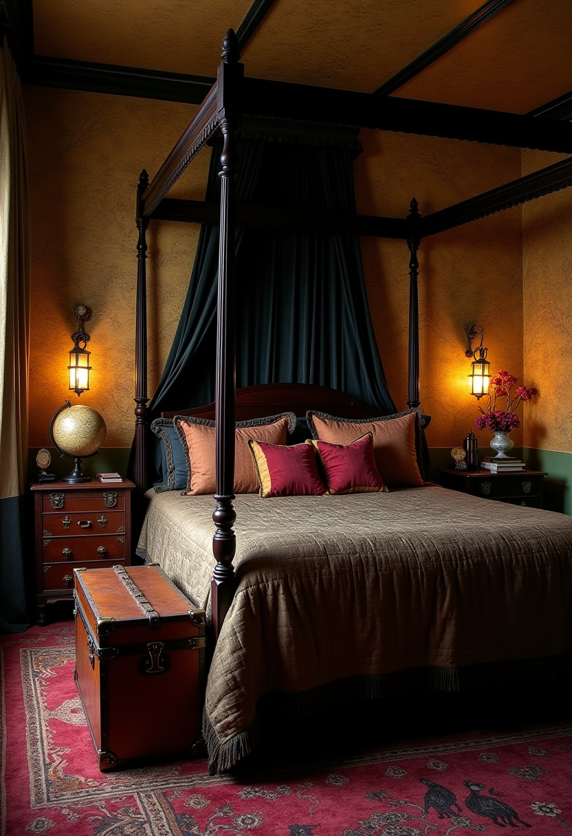 Dark Whimsical Bedroom 18