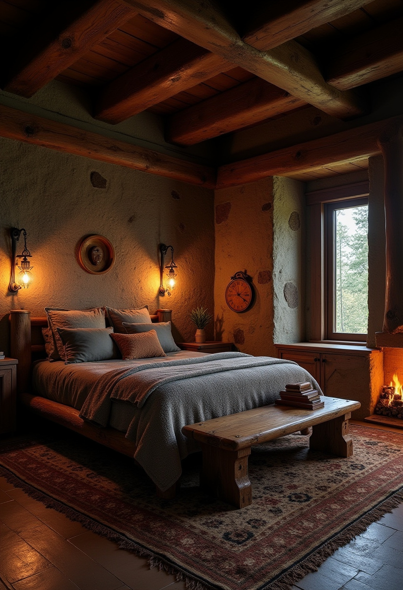 Dark Whimsical Bedroom 19