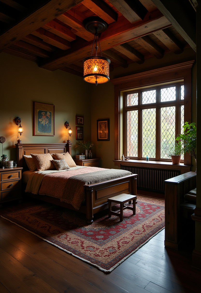 Dark Whimsical Bedroom 21