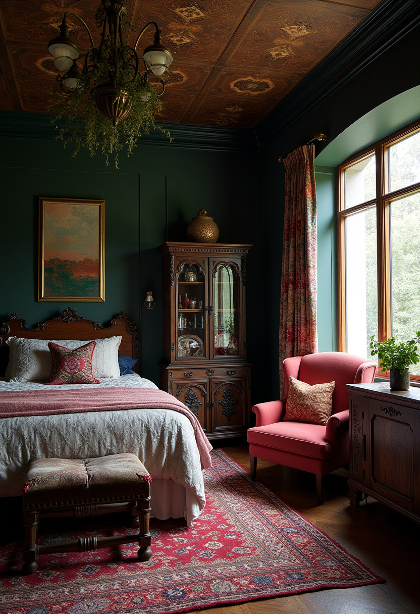 Dark Whimsical Bedroom 24