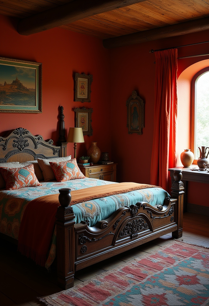 Dark Whimsical Bedroom 25