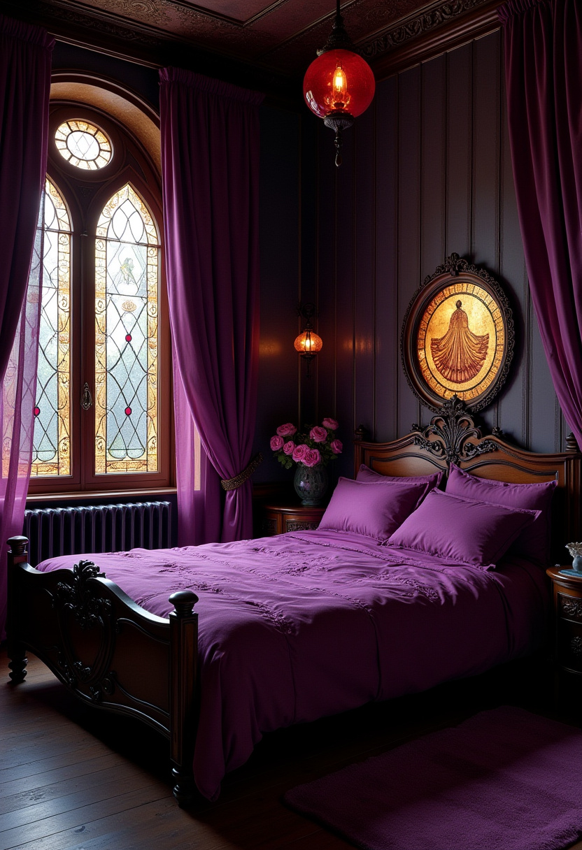Dark Whimsical Bedroom 4
