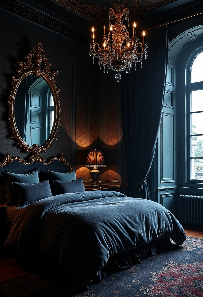 Dark Whimsical Bedroom 6