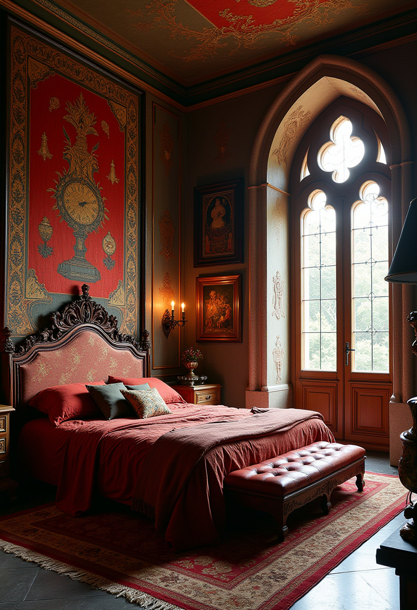 Dark Whimsical Bedroom 7