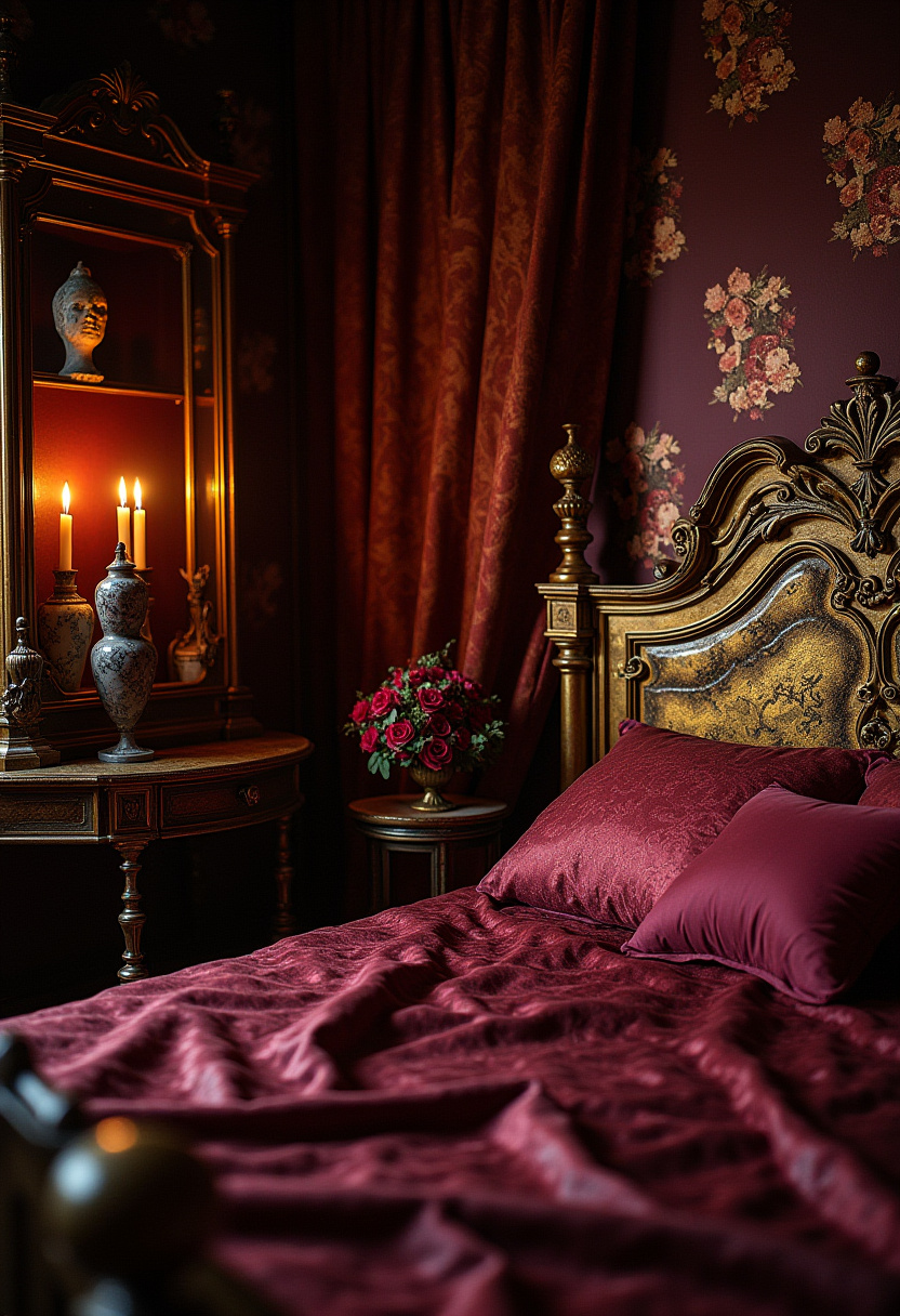 Dark Whimsical Bedroom 8