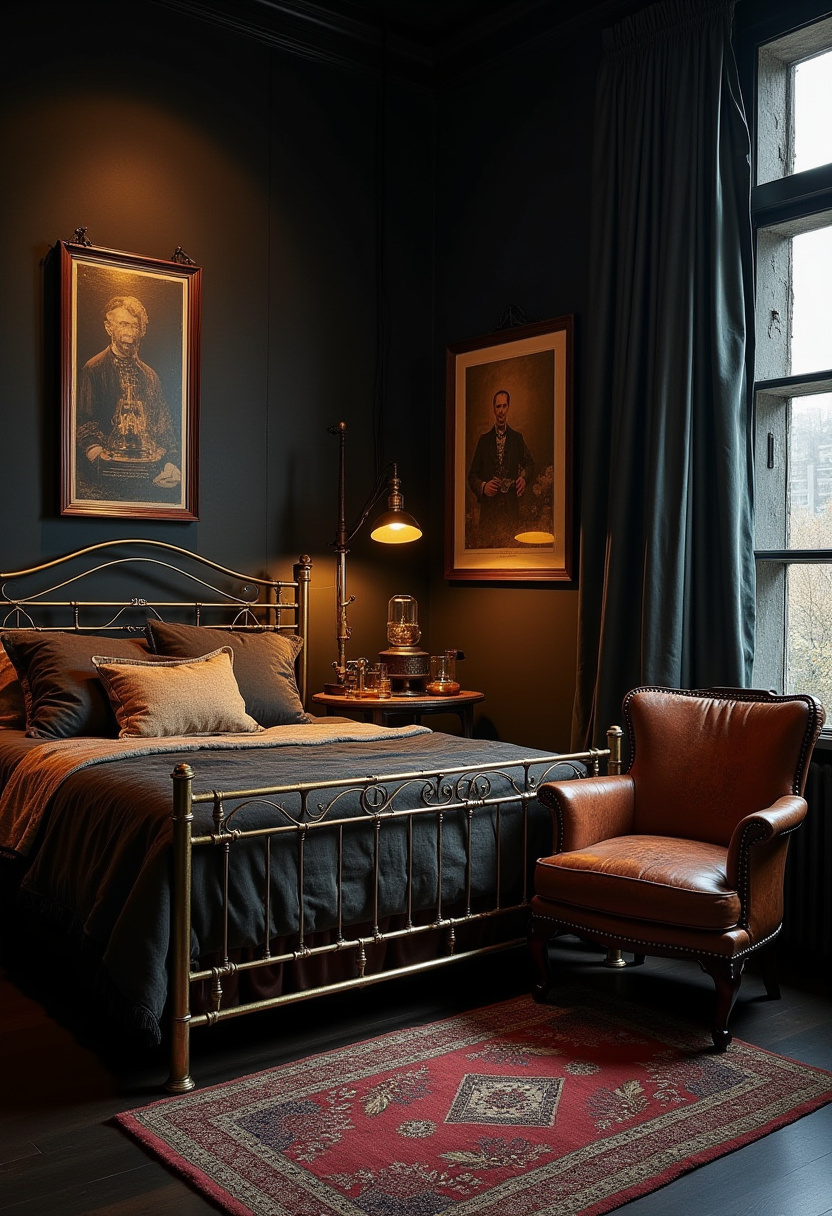 Dark Whimsical Bedroom 9