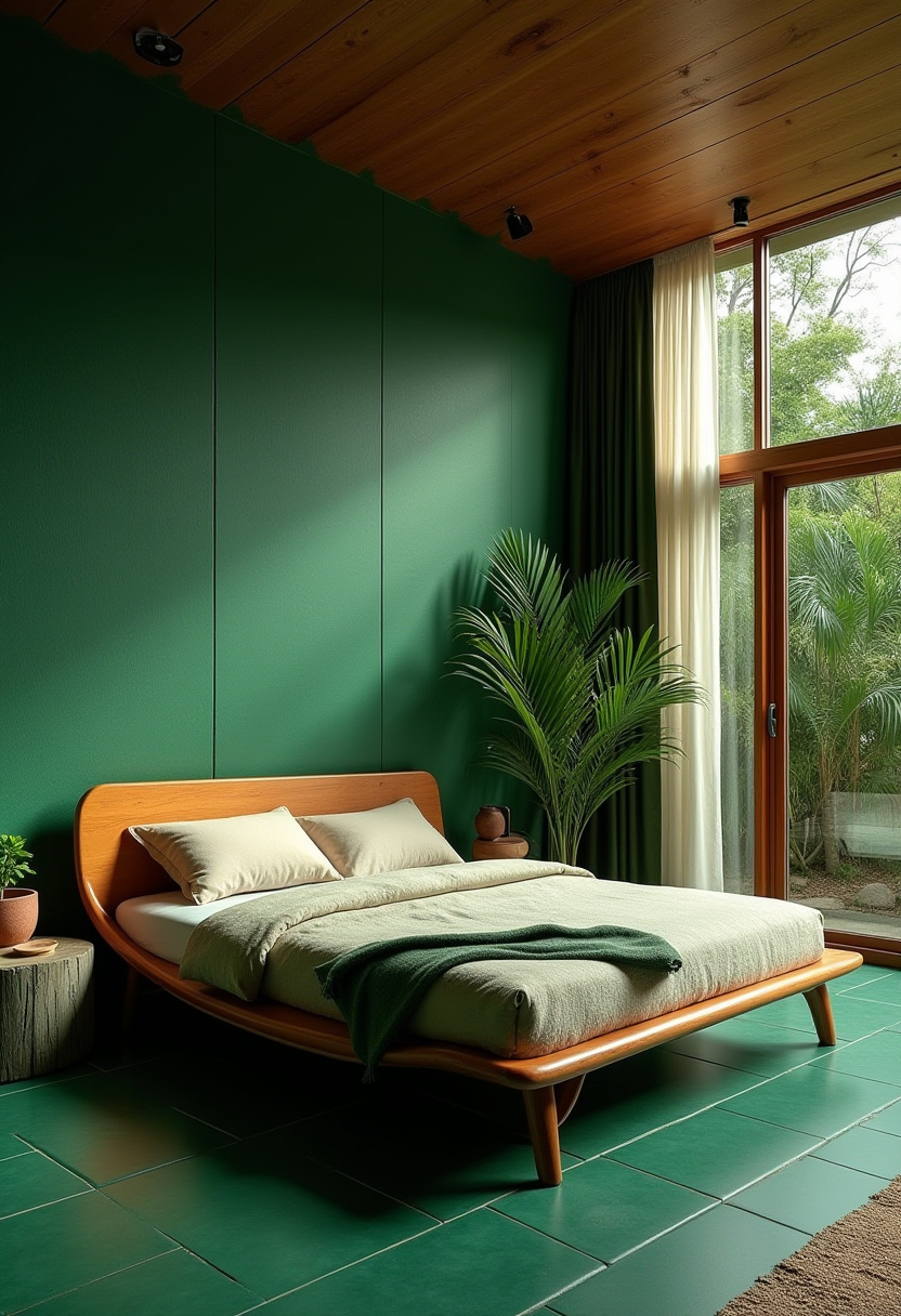 Deep Green Bedrooms 17