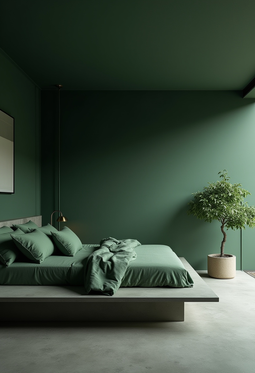 Deep Green Bedrooms 18