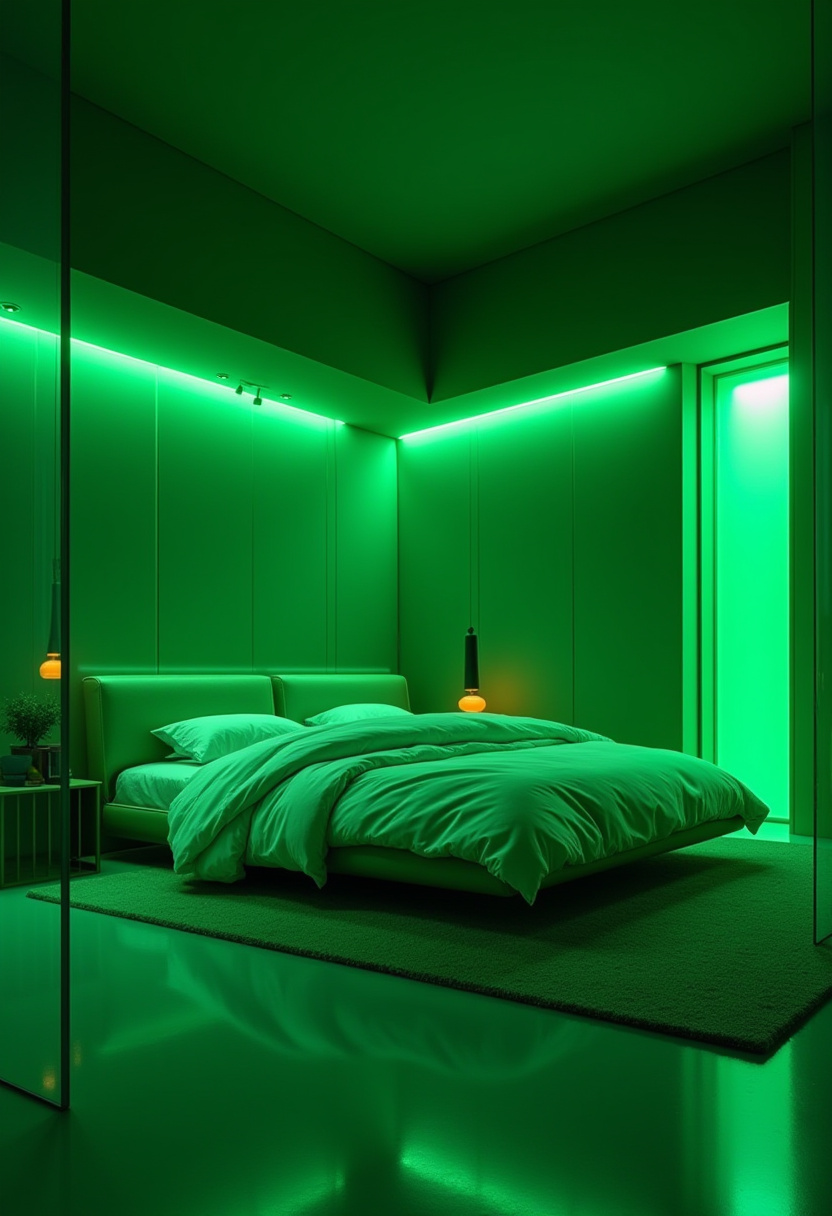 Deep Green Bedrooms 20