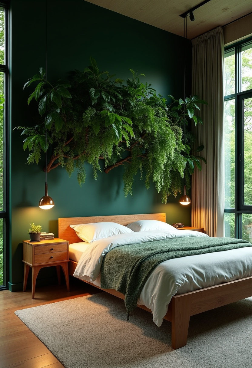 Deep Green Bedrooms 21