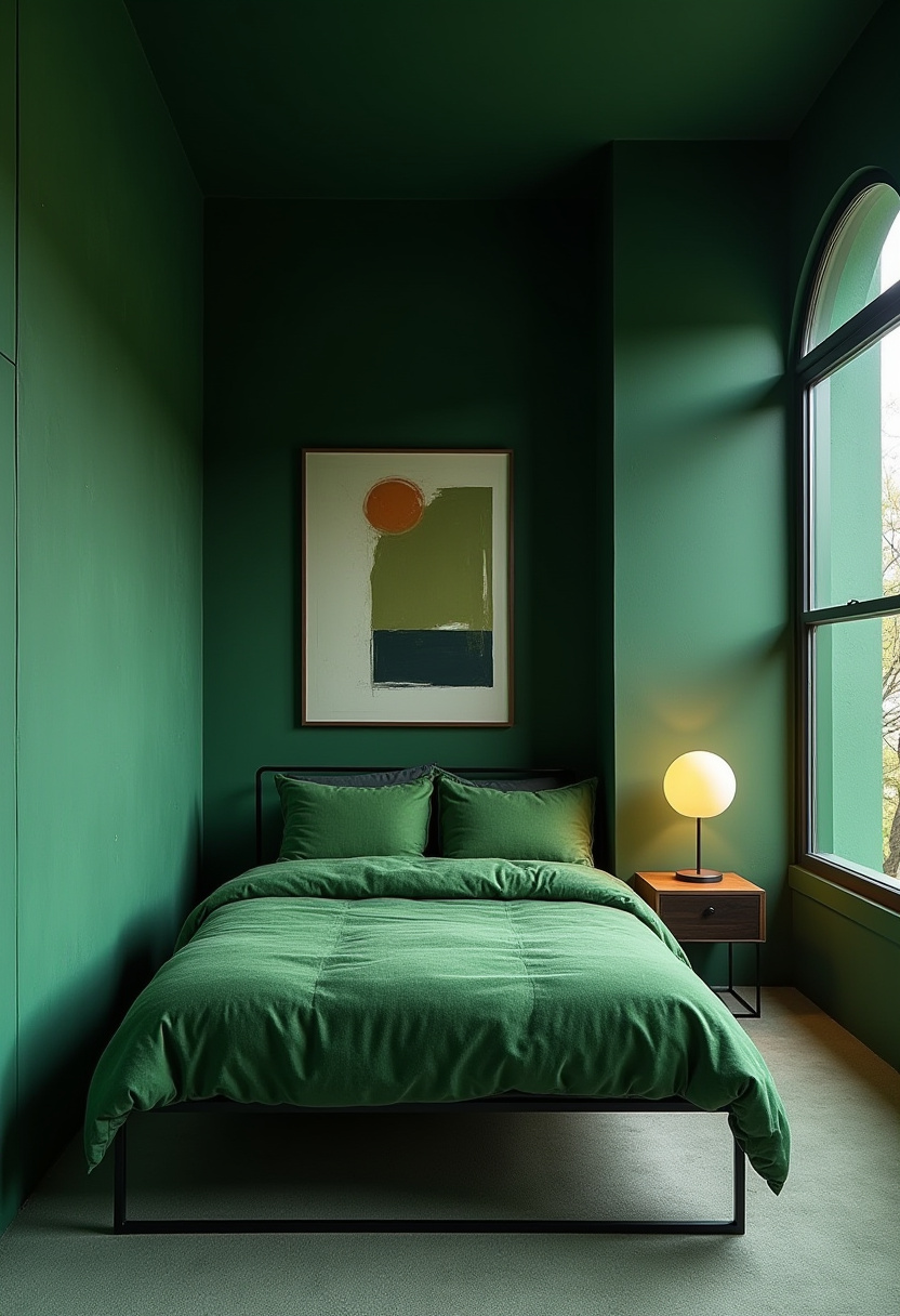 Deep Green Bedrooms 24