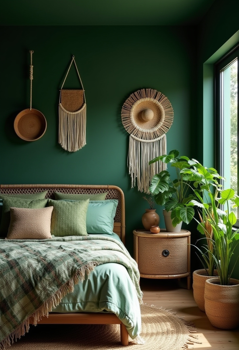 Deep Green Bedrooms 25