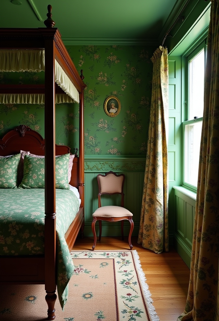 Deep Green Bedrooms 26