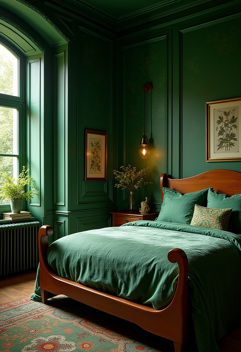 Deep Green Bedrooms 3