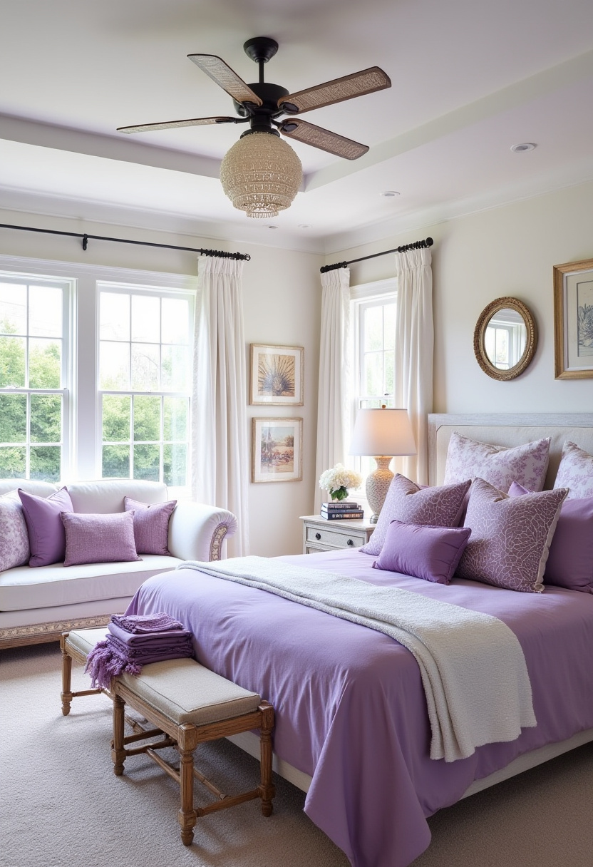 Deep Purple Bedroom 12