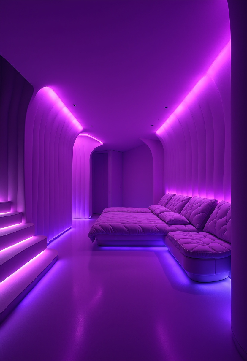 Deep Purple Bedroom 20