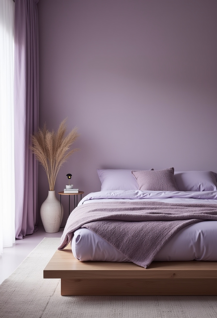 Deep Purple Bedroom 3