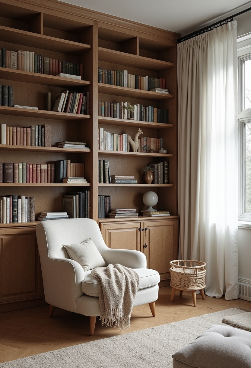 Dream Library Cozy Reading Room 1