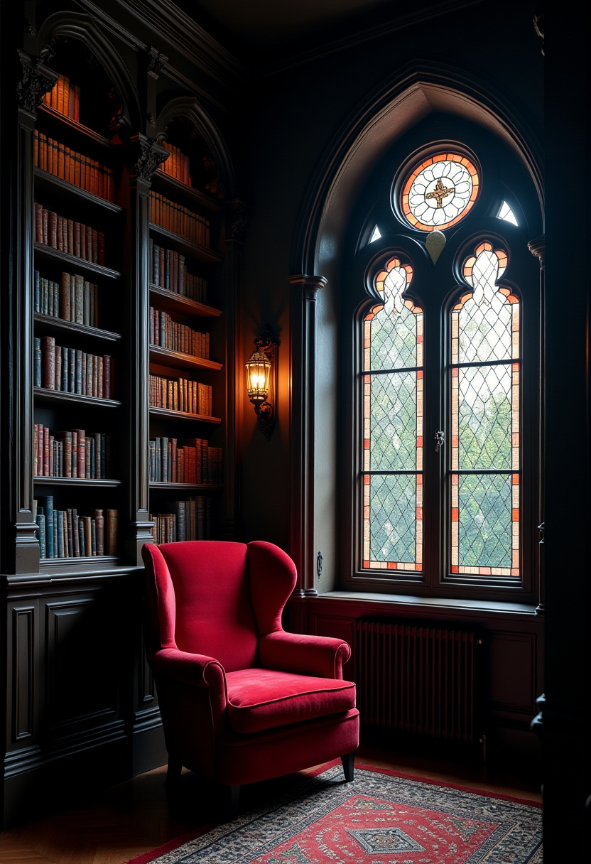 Dream Library Cozy Reading Room 12