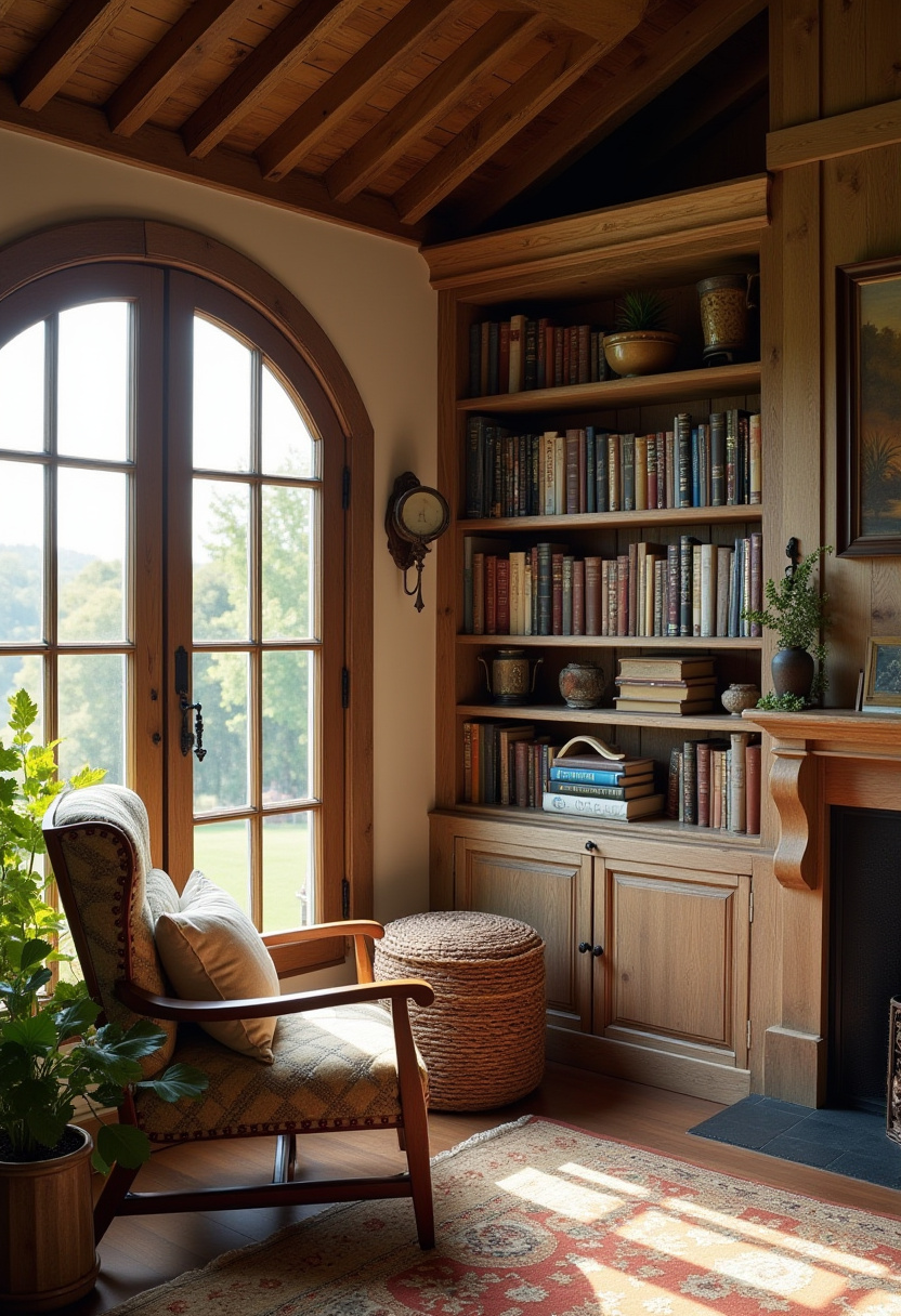 Dream Library Cozy Reading Room 13