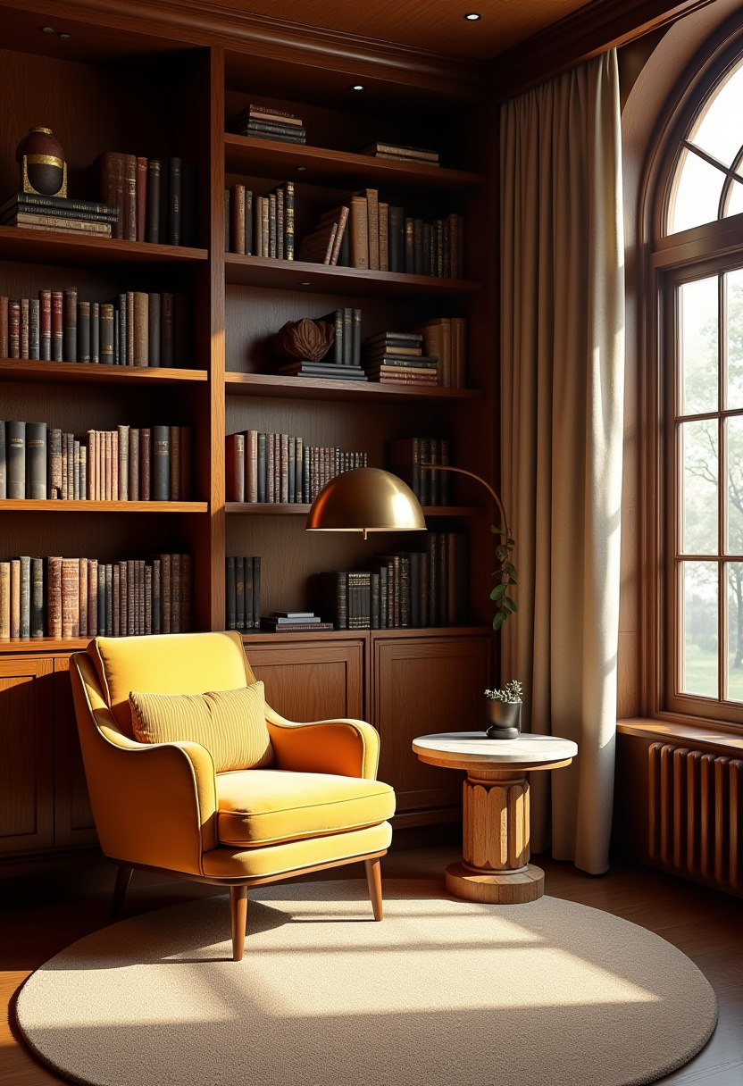 Dream Library Cozy Reading Room 14