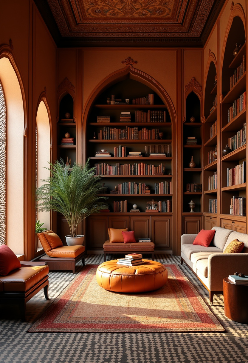 Dream Library Cozy Reading Room 19