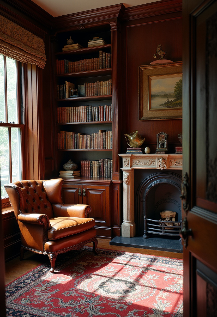 Dream Library Cozy Reading Room 28