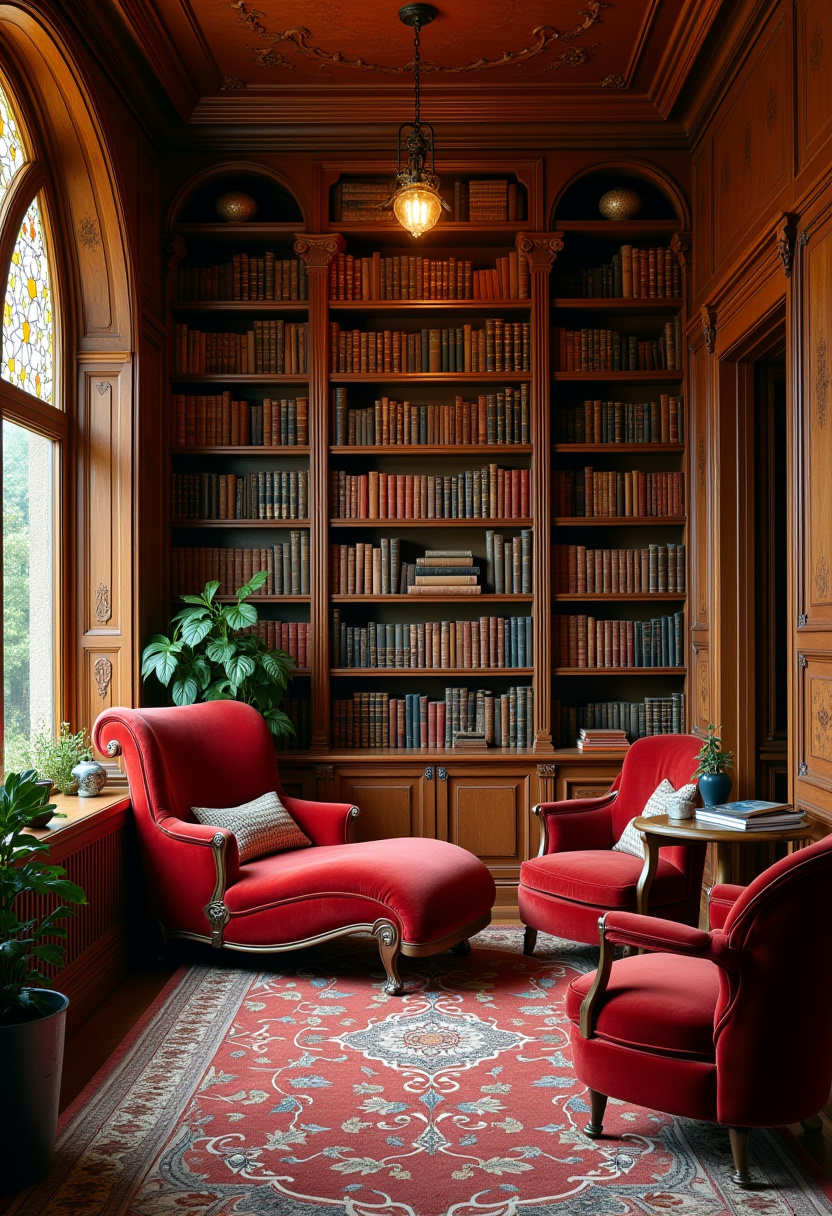 Dream Library Cozy Reading Room 3
