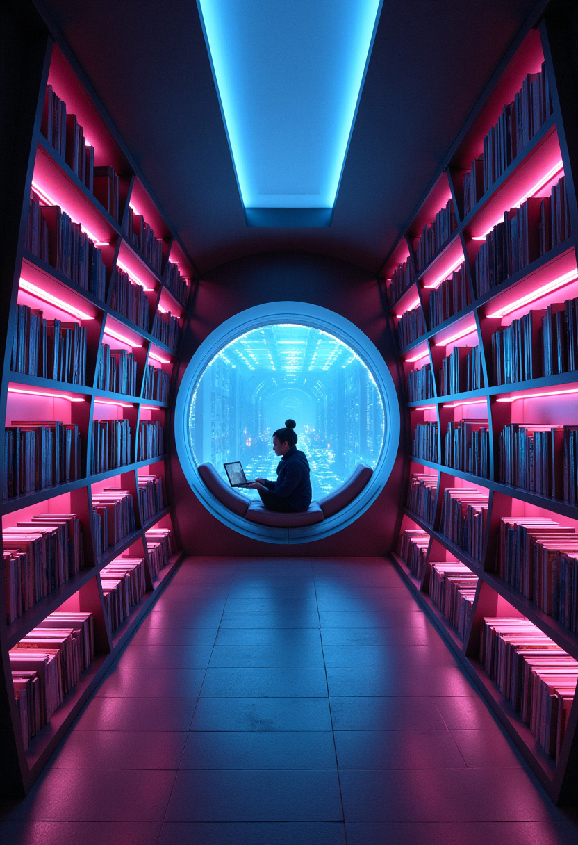 Dream Library Cozy Reading Room 30