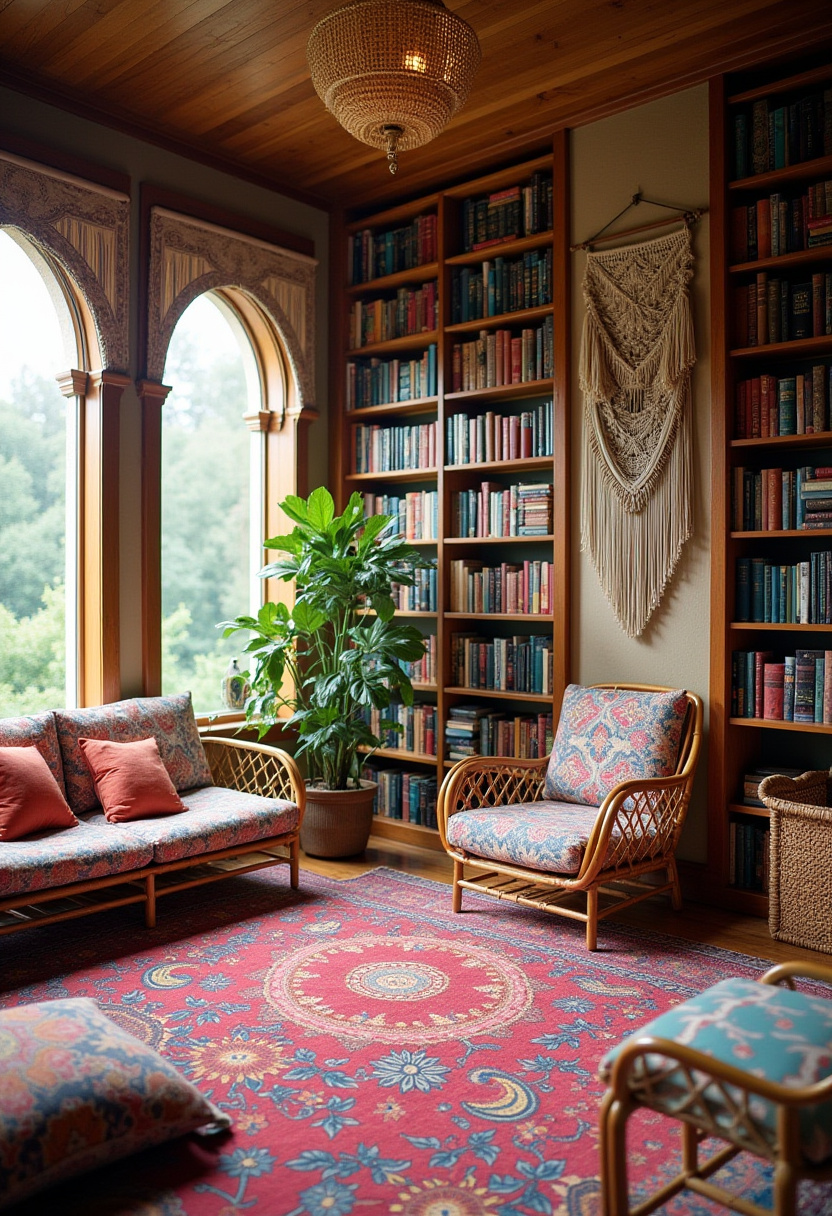 Dream Library Cozy Reading Room 7