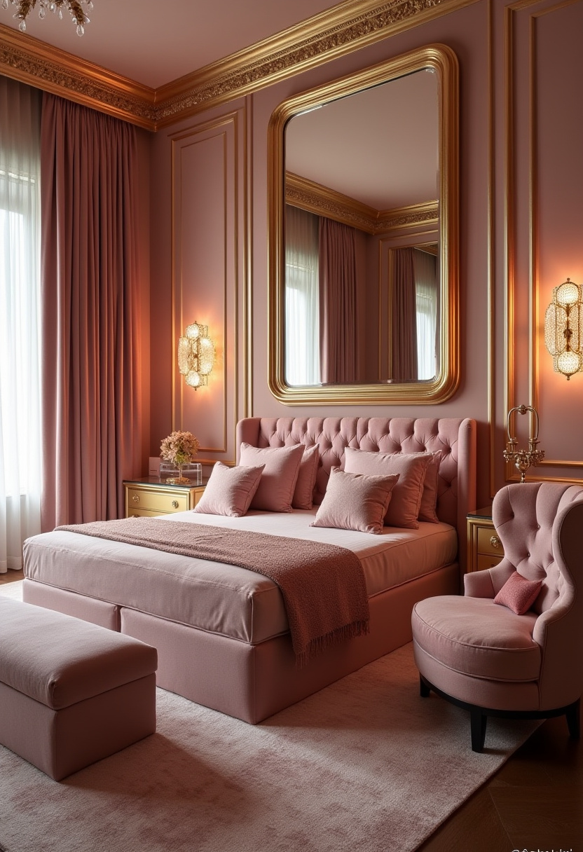 Dusty Pink Bedroom Ideas 13