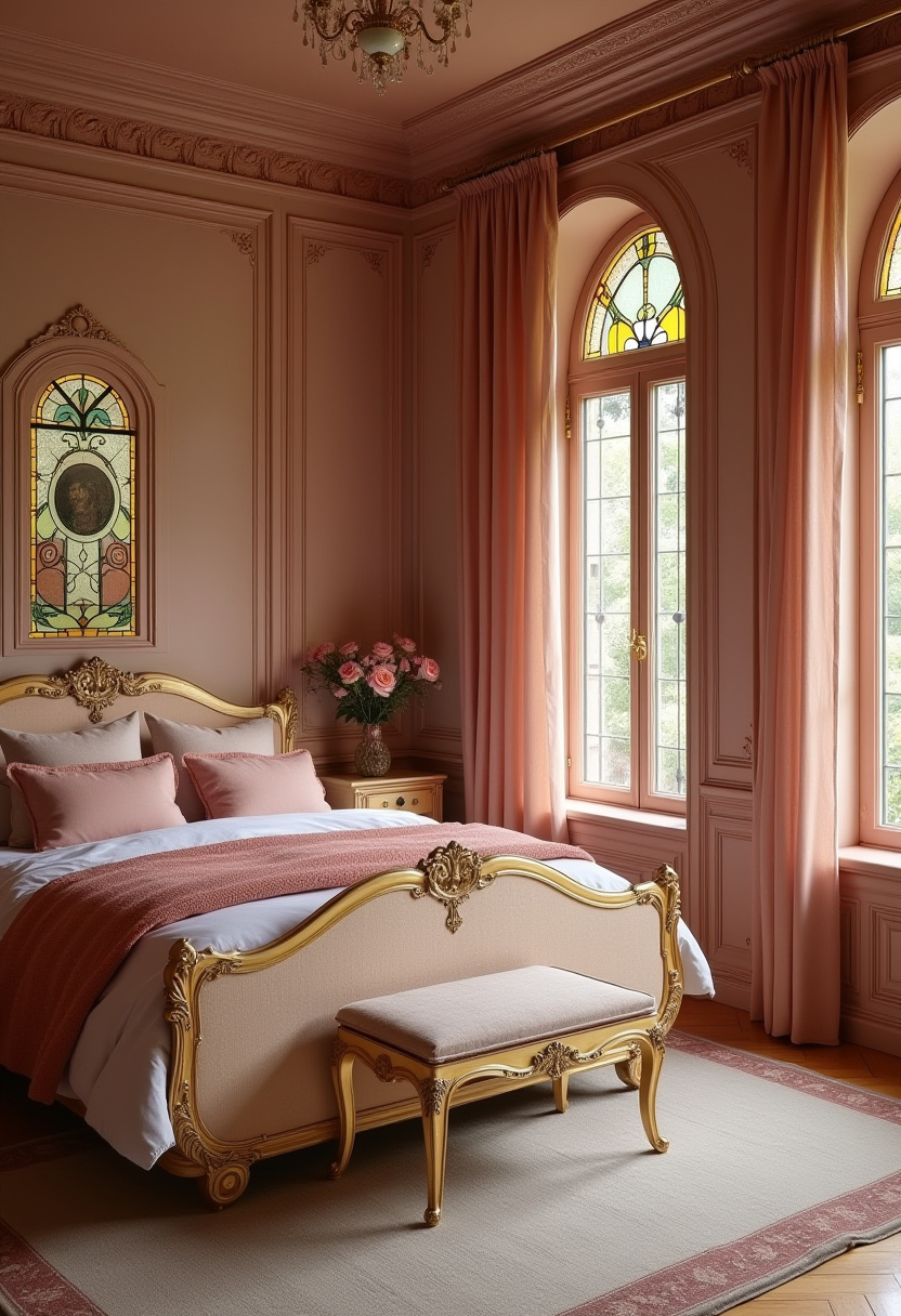 Dusty Pink Bedroom Ideas 17