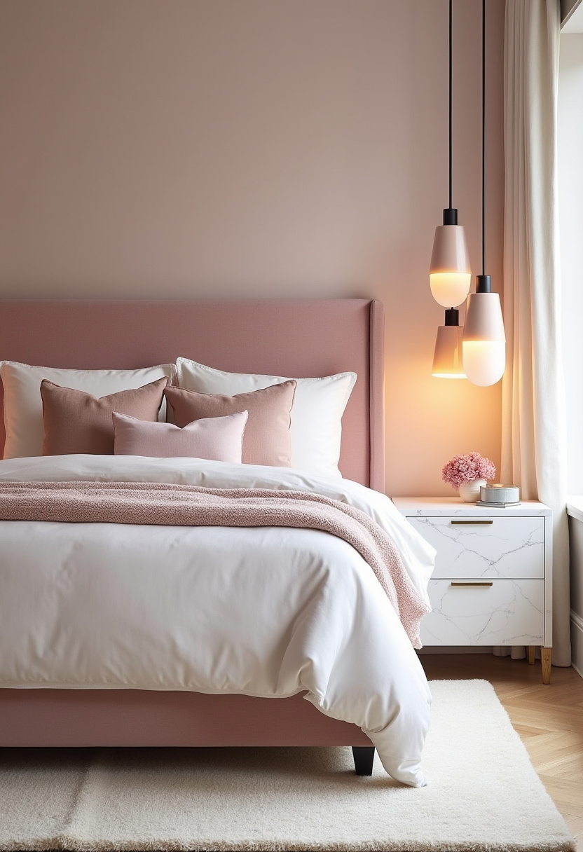 Dusty Pink Bedroom Ideas 2