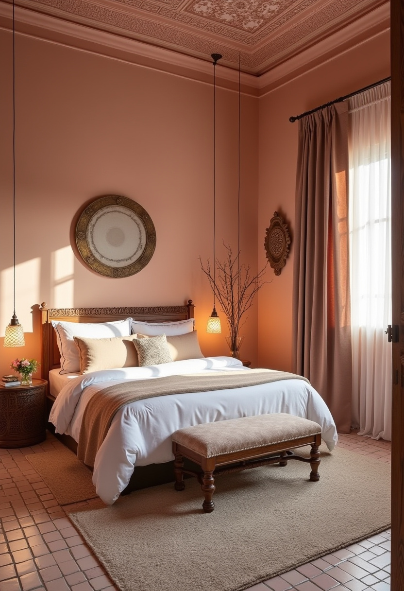 Dusty Pink Bedroom Ideas 26